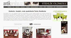Desktop Screenshot of esstische.tschechische-antiquitaeten.com